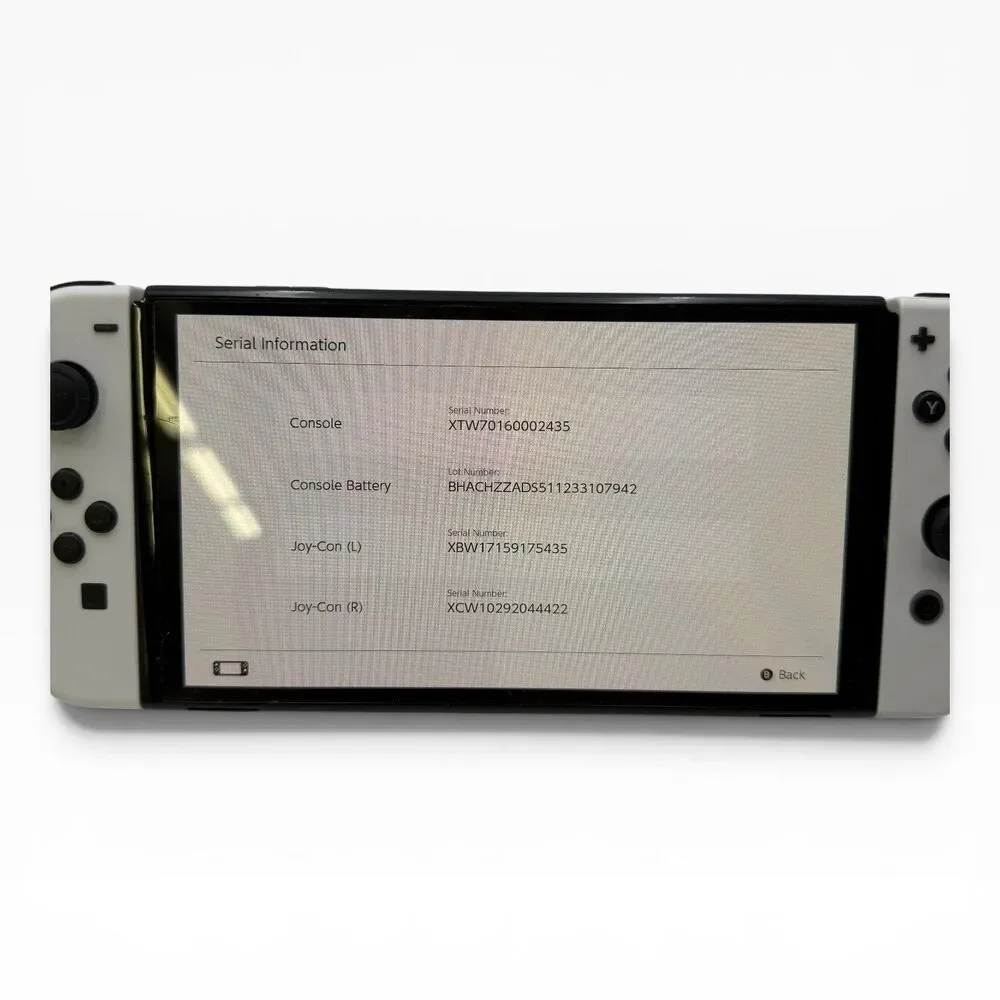 Nintendo Switch OLED Console Gaming System HEG-001 White W Charger